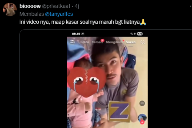 Tangkapan layar (X)